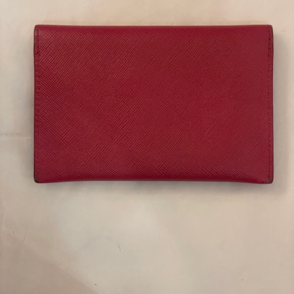 Prada pink  Leather Clutch or card holder - Picture 4 of 11